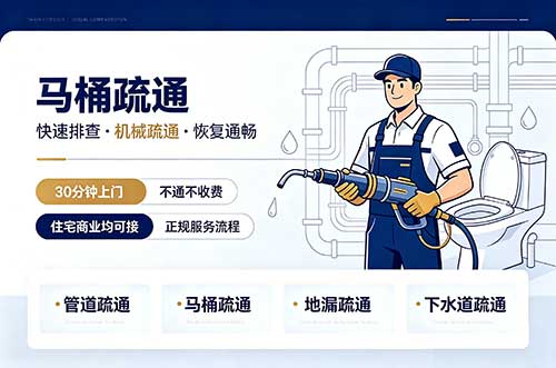 雷州马桶疏通